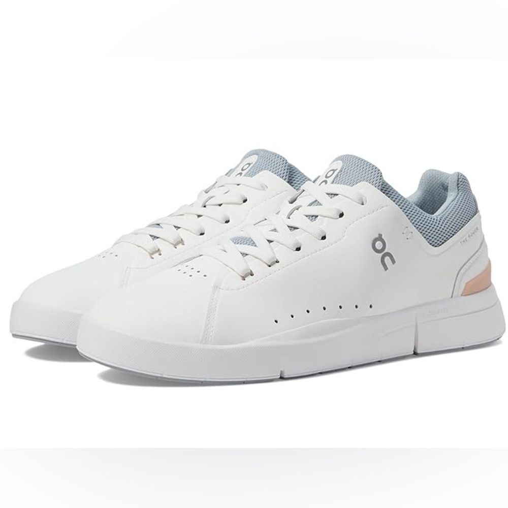 ON THE ROGER ADVANTAGE (WOMEN'S SZ US 10)-WHITE/ROSE- new never worn